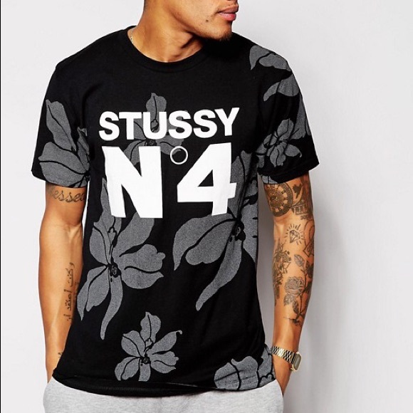 Stussy No 4 Flower 3m Reflective Tee 